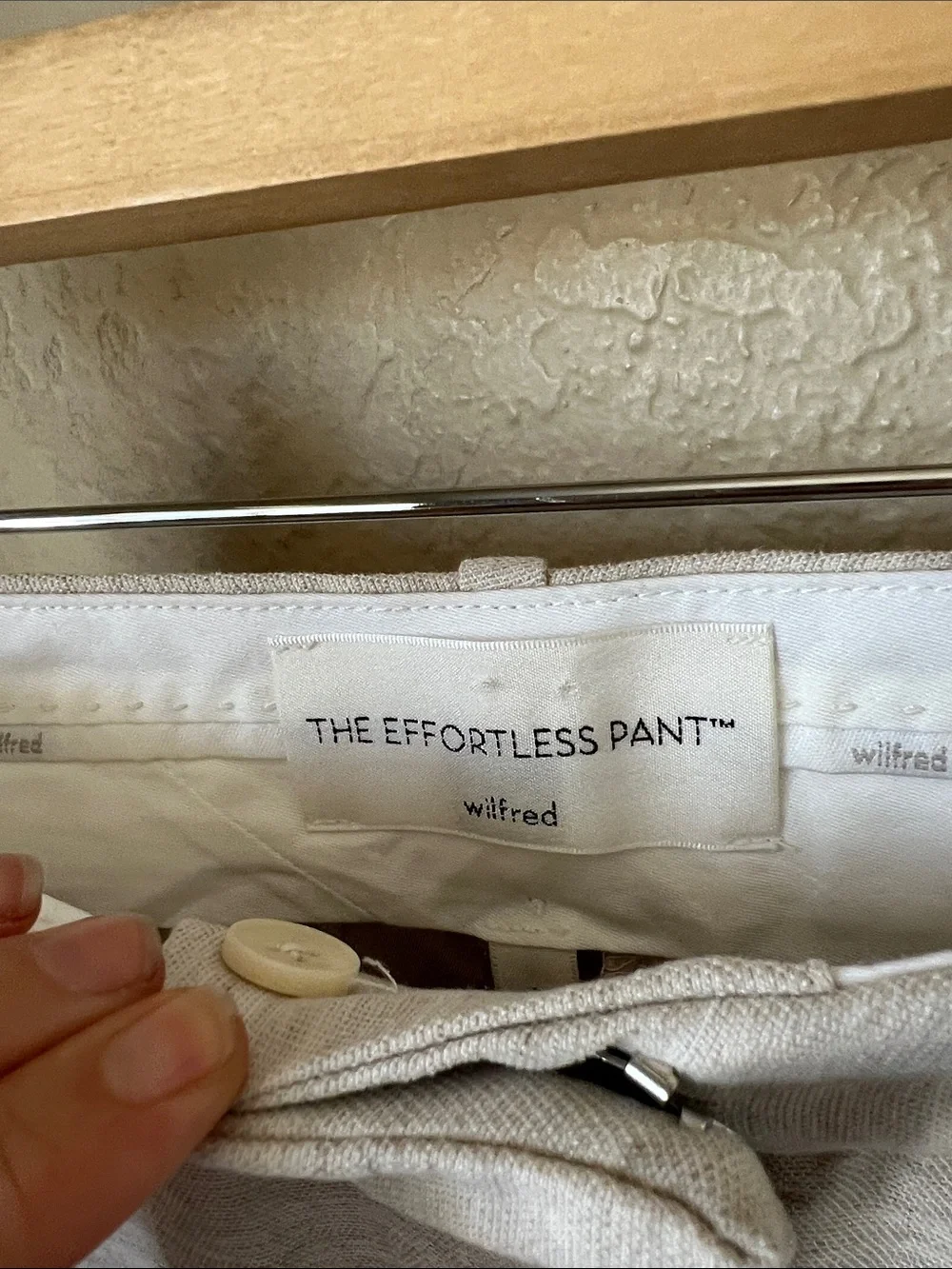 Wilfred the effortless pant natural linen blend 2